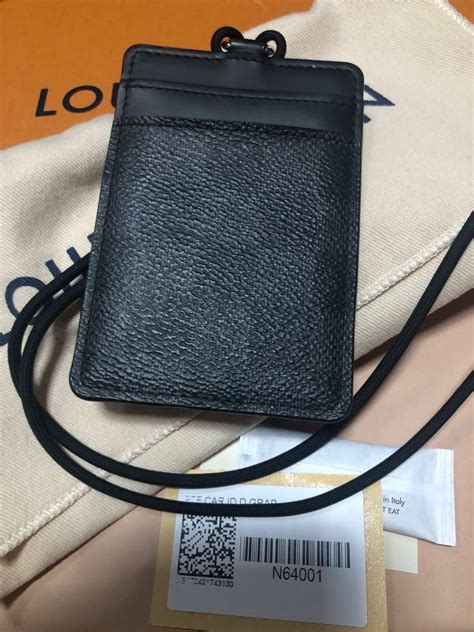 louis vuitton id card holder lanyard|louis vuitton id card holder.